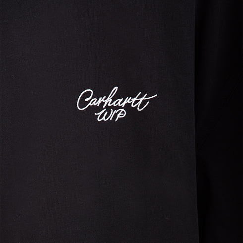Carhartt WIP S/S Signature Script T-Shirt Black/Wax I033828 Degli Uberti